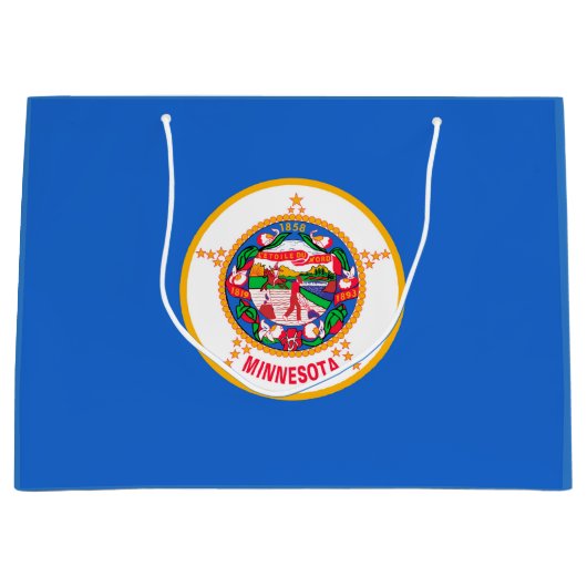 Minnesota State Flag Design Large Cadeautasje (Voorkant)