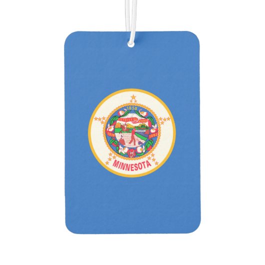 Minnesota State Flag Design Luchtverfrisser (Achterkant)