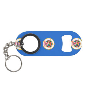 Minnesota State Flag Design Mini Flessenopener