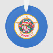 Minnesota State Flag Design Ornament (voorkant)