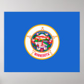 Minnesota State Flag Design Poster (Voorkant)