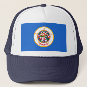 Minnesota State Flag Design Trucker Pet