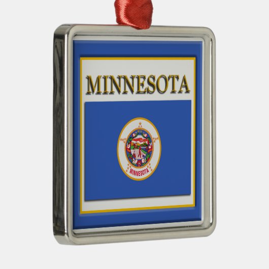 Minnesota State Flag Kerstmis Ornament (Rechts)