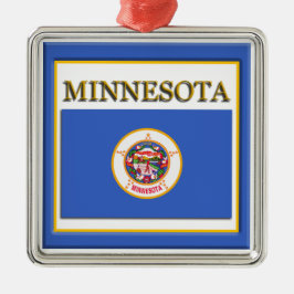 Minnesota State Flag Kerstmis Ornament