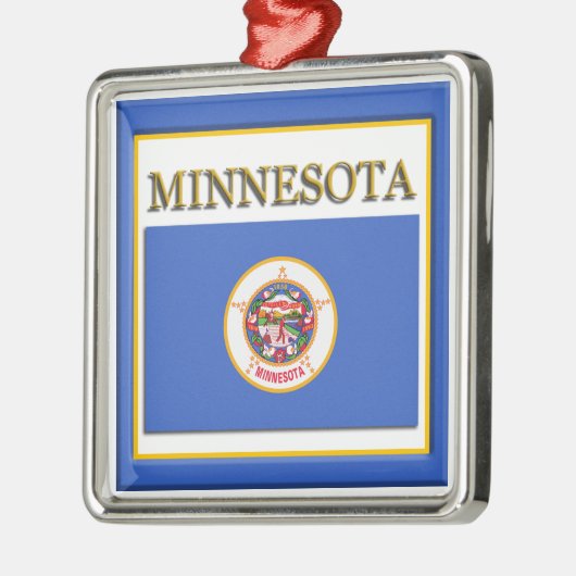 Minnesota State Flag Kerstmis Ornament (Links)