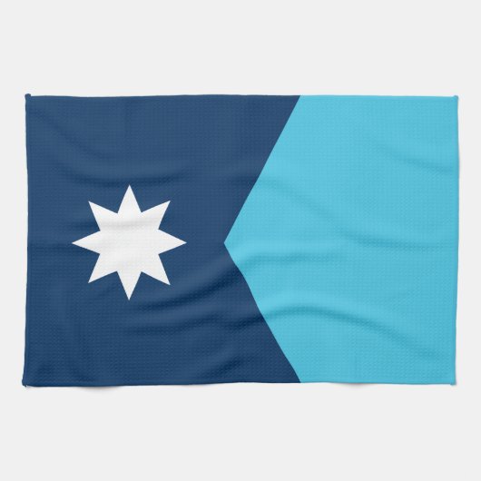 Minnesota State Flag Keukenhanddoek (Horizontaal)