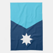 Minnesota State Flag Keukenhanddoek (Verticaal)