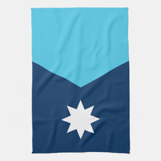 Minnesota State Flag Keukenhanddoek (Verticaal)