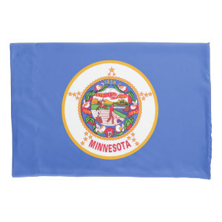 Minnesota State Flag Print Patriot Kussensloop