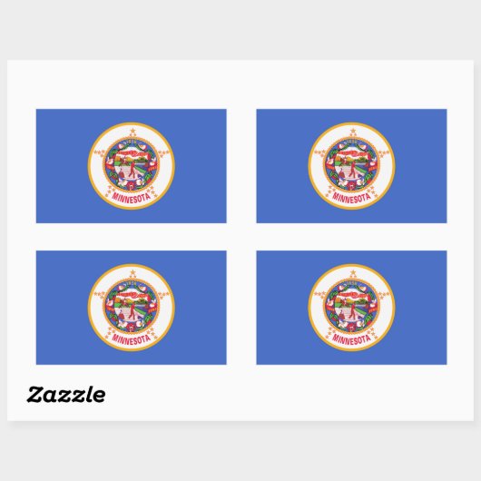 Minnesota State Flag Sticker (Vel)