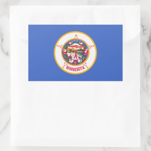 Minnesota State Flag Sticker (Tas)