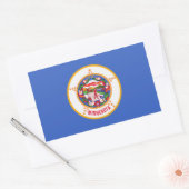 Minnesota State Flag Sticker (Envelop)