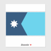 Minnesota State Flag Sticker (Vel)