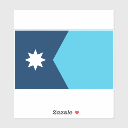 Minnesota State Flag Sticker (Vel)