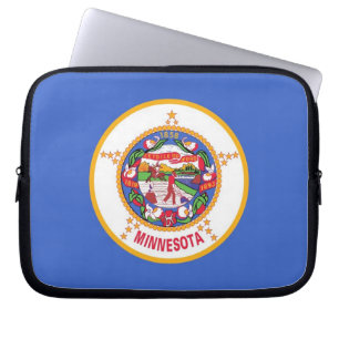 Minnesota State-hoes voor laptop Sleeve