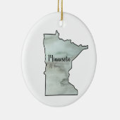 Minnesota State Illustratie Keramisch Ornament (Rechts)