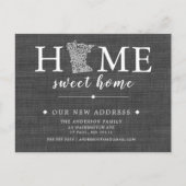 MINNESOTA State Moving Aankondiging Post Kaart (Voorkant)