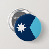 Minnesota state new flag symbol USA America Ronde Button 5,7 Cm (Voorkant /achterkant)