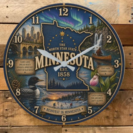 Minnesota State North Star State Lake Wilderness Grote Klok