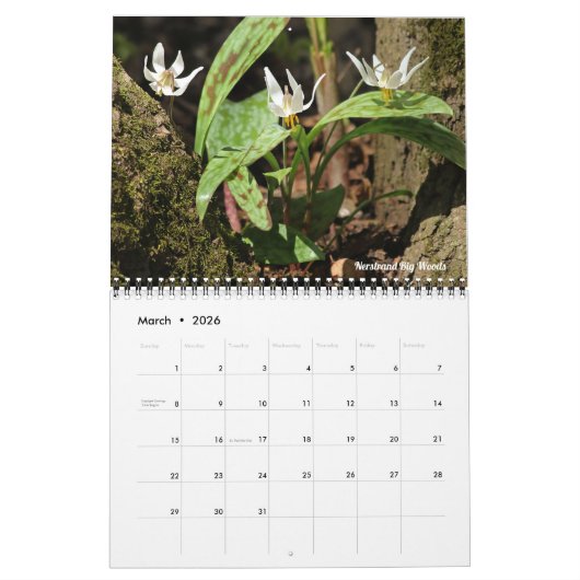 Minnesota State Parks 2026 Kalender (Mar 2026)