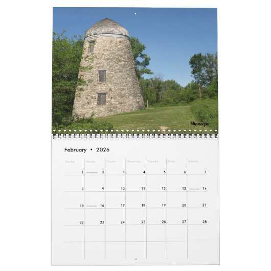 Minnesota State Parks 2026 Kalender (Feb 2026)