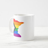 Minnesota State Pride LGBTQ Progress Pride Koffiemok (Voorkant links)