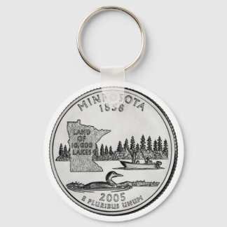 Minnesota State Quarter Sleutelhanger
