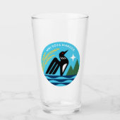 Minnesota State Seal Bierglas Glas (Voorkant)