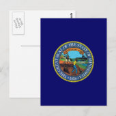 Minnesota State Seal Briefkaart (Voorkant / Achterkant)