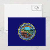 Minnesota State Seal Briefkaart (Voorkant / Achterkant)