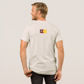 Minnesota State Seal in Gophers kleuren Tri-Blend Shirt (Voorkant)