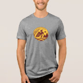 Minnesota State Seal in Gophers kleuren Tri-Blend Shirt (Voorkant)