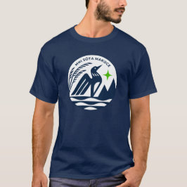 Minnesota State Seal in Timberwolves Kleuren T-shirt
