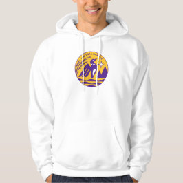 Minnesota State Seal in Viking kleuren Hoodie
