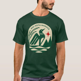 Minnesota State Seal in wilde kleuren T-shirt