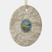 Minnesota State Seal Keramisch Ornament (Rechts)