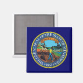 Minnesota State Seal Magneet (Voorkant / Achterkant)