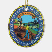 Minnesota State Seal Ornament (Links)