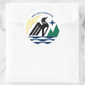 Minnesota State Seal Ronde Sticker (Tas)