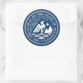 Minnesota State Seal Ronde Sticker (Tas)