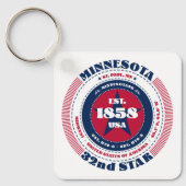 Minnesota State Sleutelhanger (Voorkant)