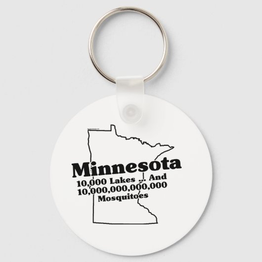 Minnesota State Slogan Sleutelhanger (Voorkant)