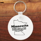 Minnesota State Slogan Sleutelhanger (Voorkant)