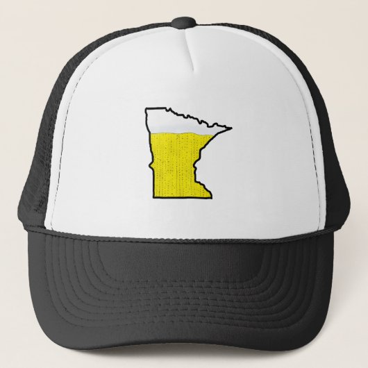 Minnesota State Trucker Hat - Beer Trucker Pet (Voorkant)