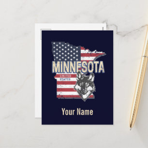 Minnesota State Verenigde Staten Kaart Verenigde
