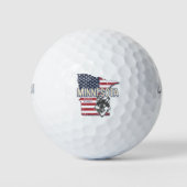 Minnesota State Verenigde Staten Kaart Verenigde Golfballen (Voorkant)