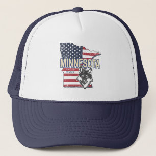Minnesota State Verenigde Staten Kaart Verenigde Trucker Pet