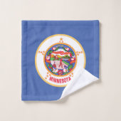 Minnesota State Vlag Bad Handdoek (Wasdoekje)