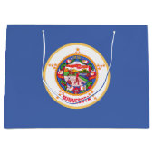 Minnesota State Vlag Groot Cadeauzakje (Voorkant)