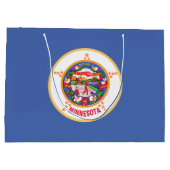 Minnesota State Vlag Groot Cadeauzakje (Achterkant)
